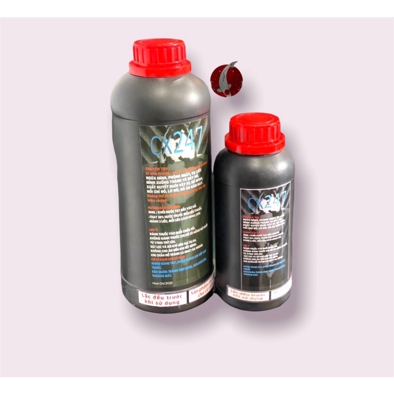 Cx247 diệt ký sinh đơn bào, các loại nấm cho cá Koi, cá Vàng, cá Rồng và các loại cá cảnh