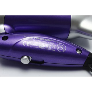 Máy sấy tóc Tiross TS429 màu đỏ