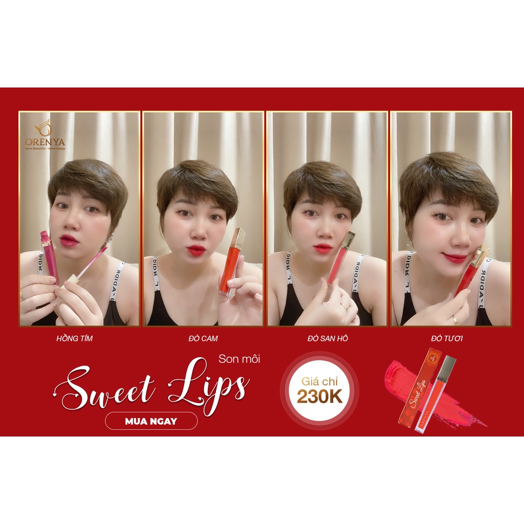 Son Môi Sweet Lips Orenya 4 màu