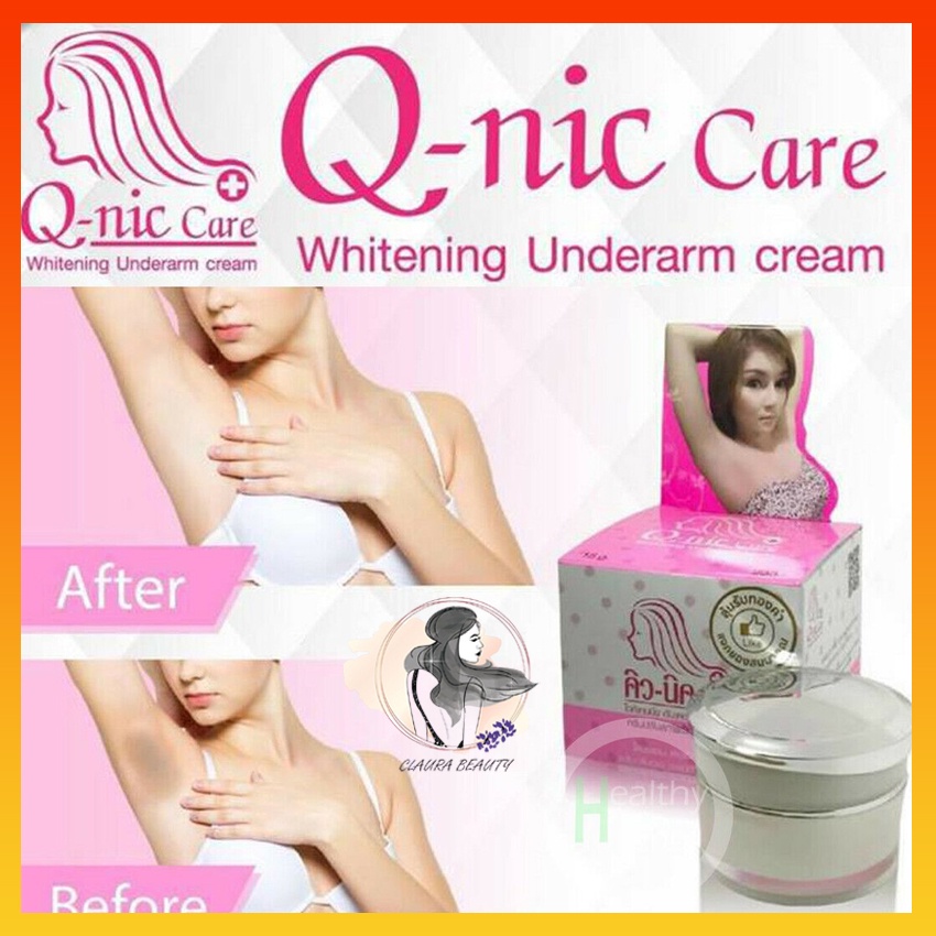 Kem Giảm Thâm Nách, Thâm Mông, Đầu Gối, Khuỷu Tay Q-NIC CARE- 15Gr, Chính Hãng Thái Lan CLAURA BEAUTY