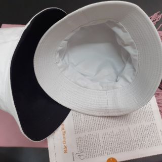 Nón Bucket 2 mặt trắng đen