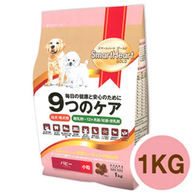 Thức Ăn Hạt Khô Smartheart Gold Puppy 1kg Cho Chó Con