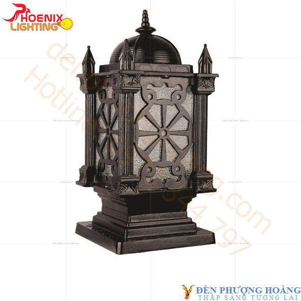 Đèn trụ cổng Nhôm Đúc D250 PH6224