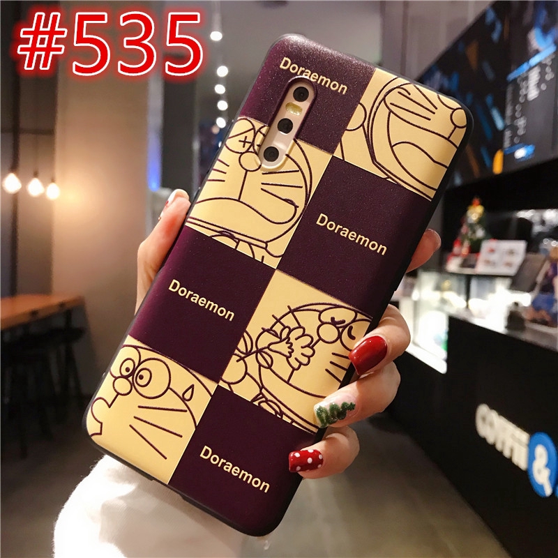 Ốp điện thoại TPU mềm Doraemon cho Realme C11 C1 C2 6i 5i 5s 5 Pro OPPO A53 A1K A3s A5s A52 A92 A31 A91 2020 F9 F11 F5 Pro