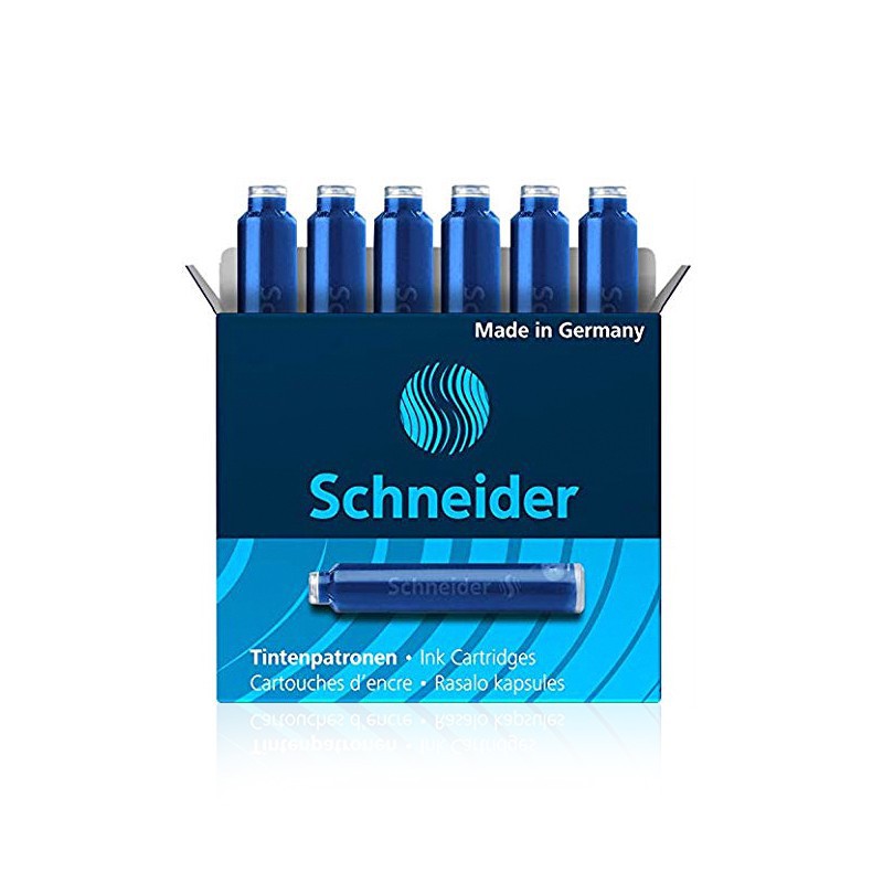 Hộp 6 ống mực xanh Schneider