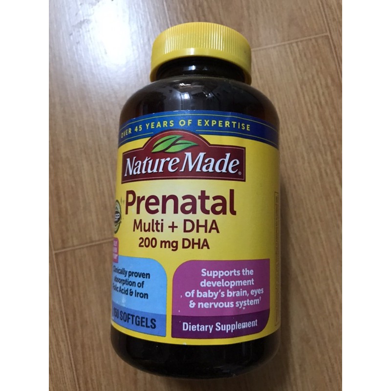 1 chai Prenatal multi + DHA 150 viên của Mỹ dành cho bà bầu
