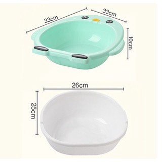 Chậu Rửa Mặt 2in1 Hình Cánh Cụt (màu ngẫu nhiên)