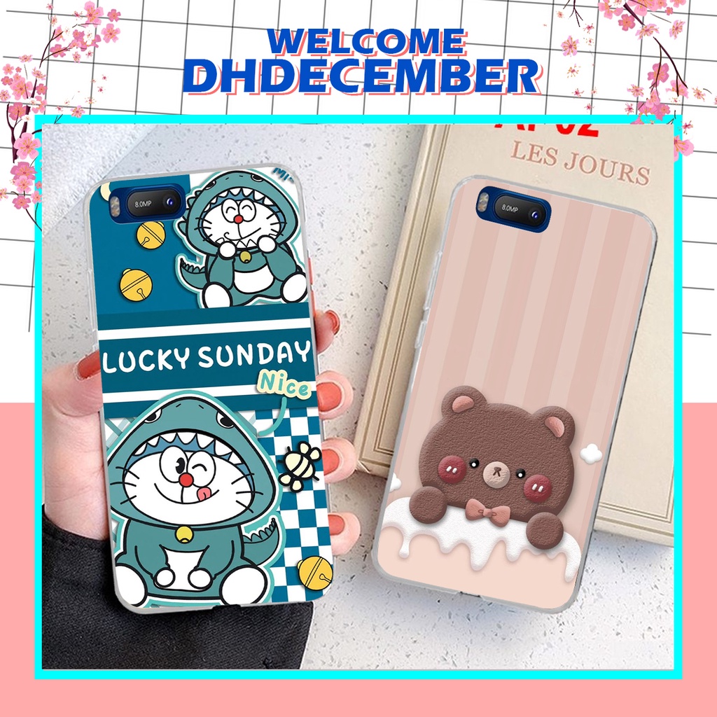 Ốp lưng Vsmart BEE  in hình gấu K@ws, gấu nâu, dor@emon RẺ- ĐẸP- BỀN