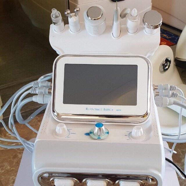 Máy chăm sóc da Aqua Peel H2O2 6in1 - Xám.