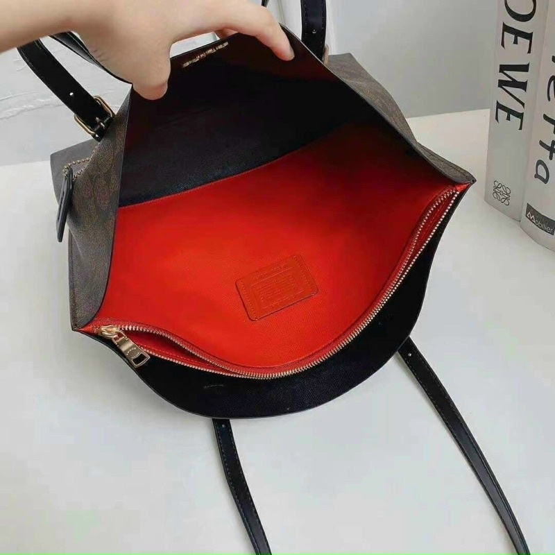 Túi tote chữ dây đen