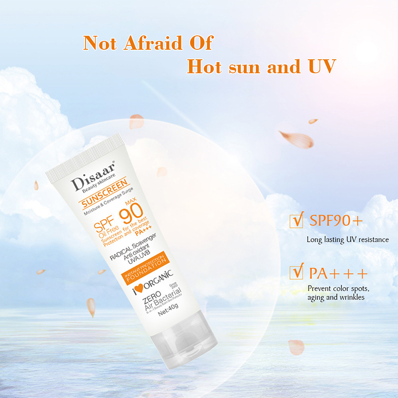 FAVN Bless Sunscreen Whitening SPF 90 Sunblock Facial Body Skin Protective Cream Anti-Aging Glory