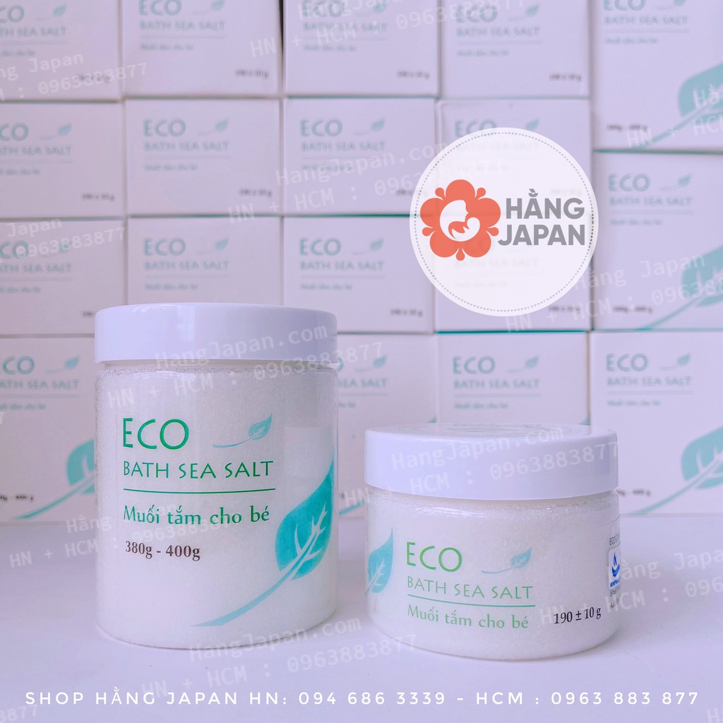 Muối tắm cho bé ECO / ECO GOLD sinh dược 400g dùng để TẮM, GỘI ĐẦU, RỬA MẶT, hàng chính hãng