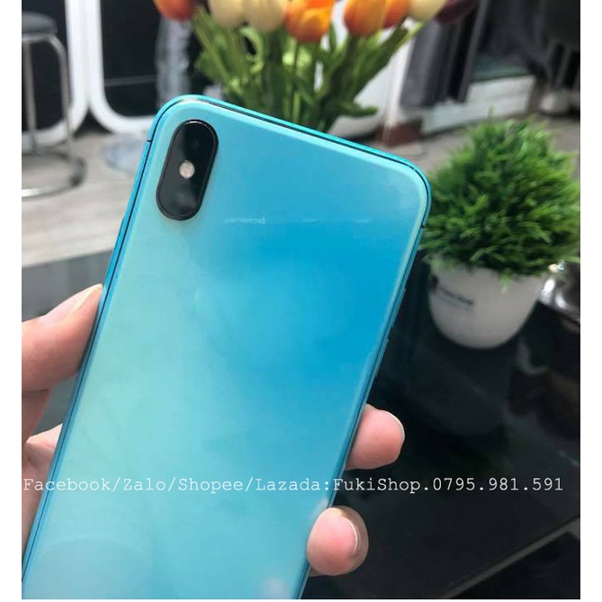 Tấm Dán Skin mặt sau Magic Coral Ocean Blue FULL VIỀN Cho 5 6 7 8 6plus 7plus 8plus X XS XR XSMAX 11 PRO MAX