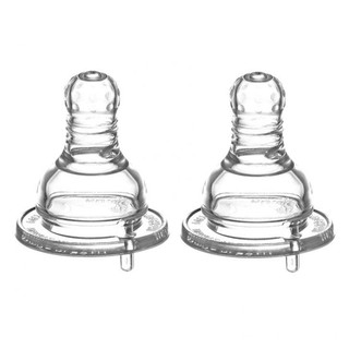Ty thay bình sữa cổ nhỏ silicone siêu mềm hộp 2 cái kuku