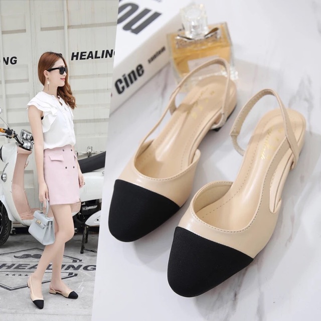 Giày gót vuông  Z.A.R.A  -BIG SIZE , SMALL SIZE