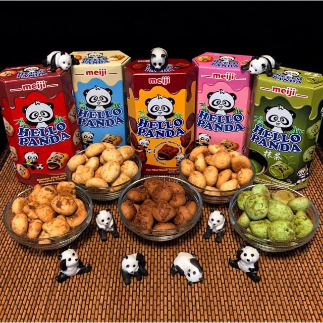 Bánh gấu nhân kem Hello Panda 50g các loại