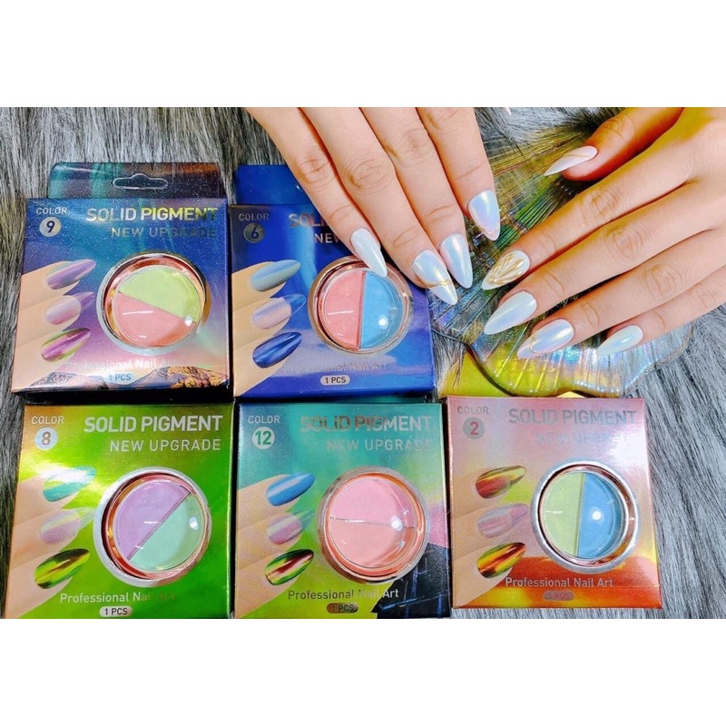 Bột tráng gương ánh cực quang dạng nén