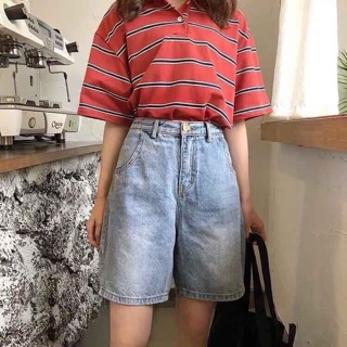 ✅Short Jeans Ngố Trơn