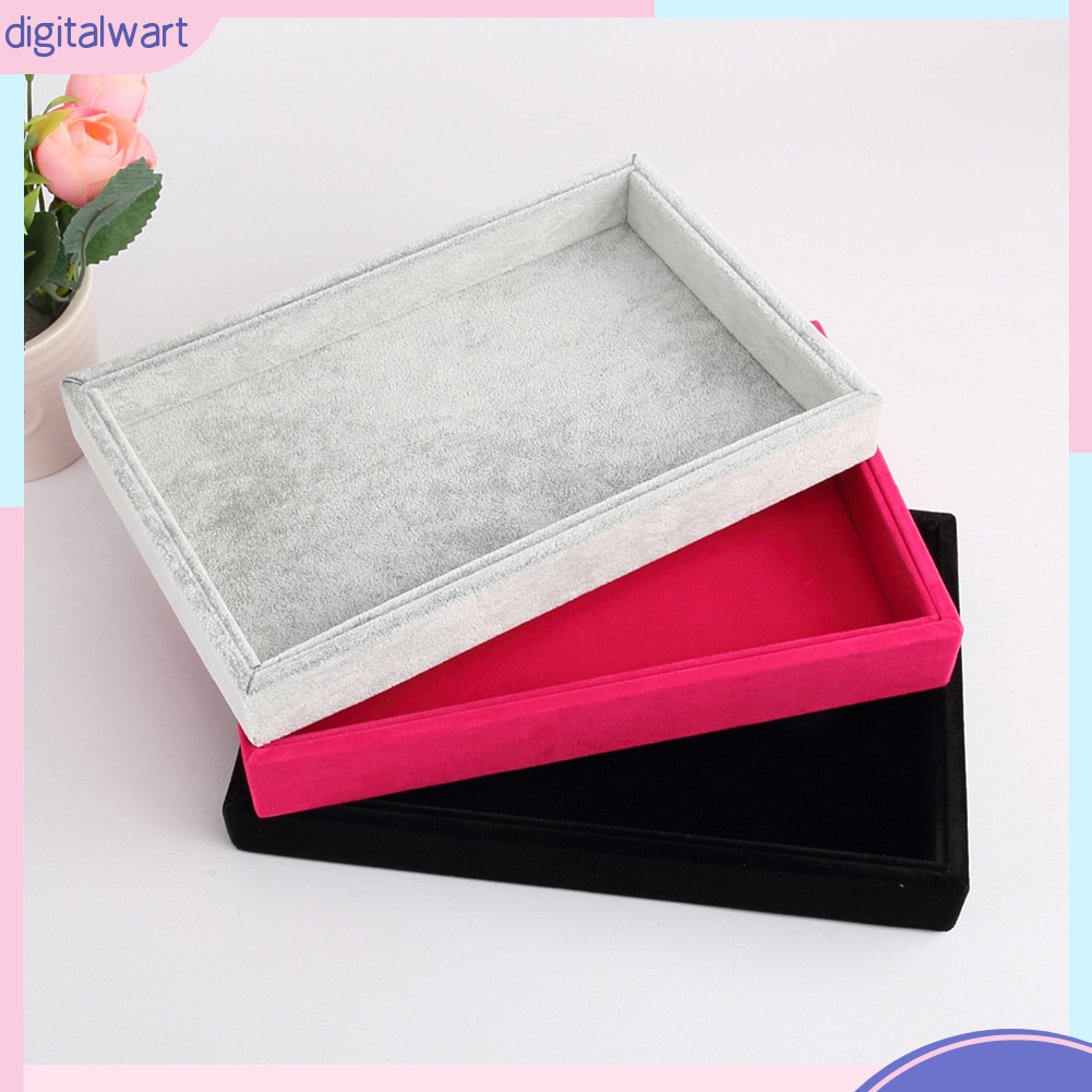 Khay đựng trang sức bằng vải nhung thời trang sang trọng