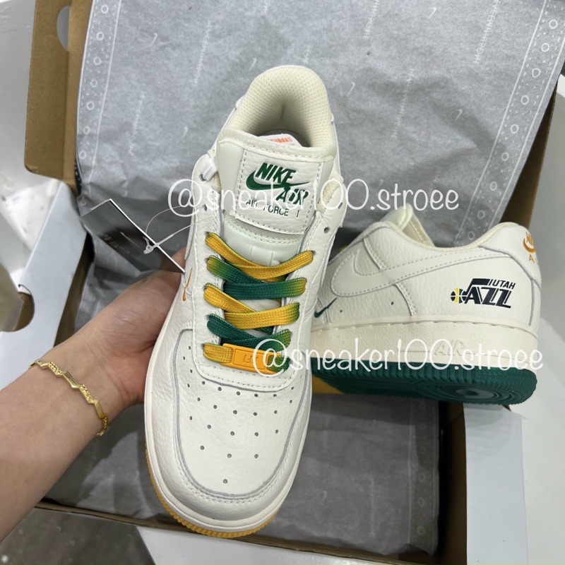 Full bill box+quà tặng🎁Giày _AF 1 ‘07 azz âm dương trắng đế xanh vàng thể thao nam nữ