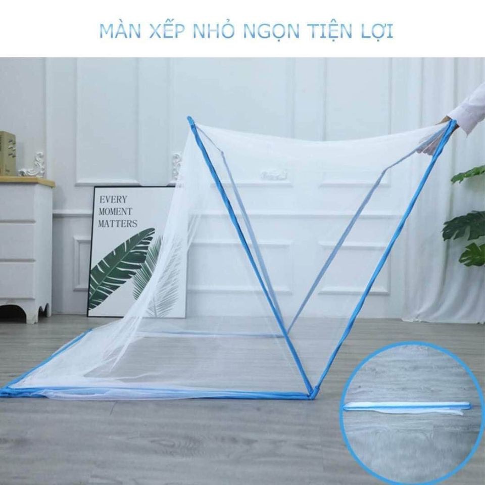 MÀN GẤP GỌN CHỐNG MUỖI THÔNG MINH CHO NGƯỜI LỚN VÀ TRẺ EM KÍCH THƯỚC M4*80*2M