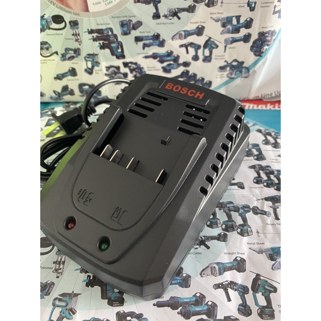 Sạc Bosch 14.4V - 18V Li-ion mới 100%, sử dụng điện 220VAC. BN.