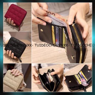 Ví Nữ Mini Cao Cấp Giá Rẻ Nhiều Ngăn Đựng Tiền Phong Cách Lịch Lãm Giản Dị MN03