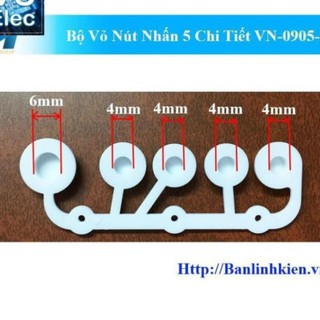 Bộ vỏ nút nhấn 5 chi tiết vn-0905-5