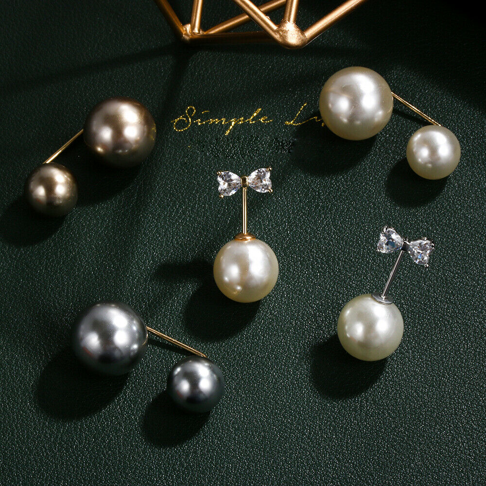 Ghim cài áo dạng hạt ngọc trai phong cách retro thời trang cho nữ