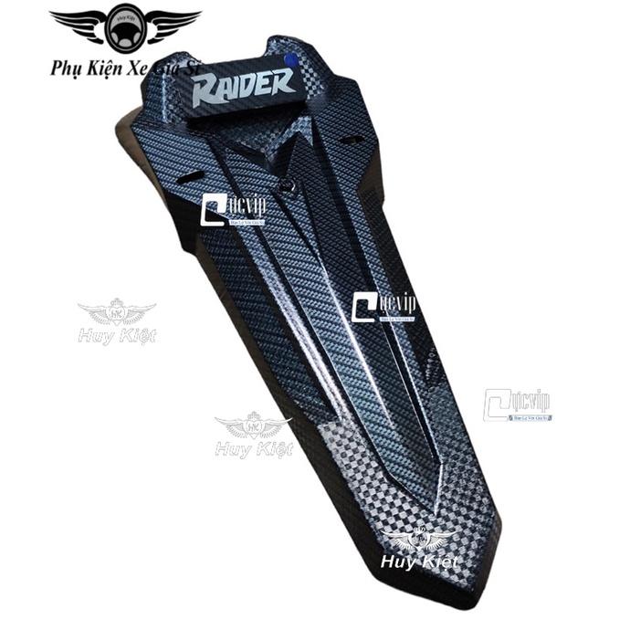 [Rẻ Vô Địch] Dè Chắn Bùn Sau Carbon Kiểu Sonic Gắn Xe Raider Fi, Satria Fi Có Đèn 6117