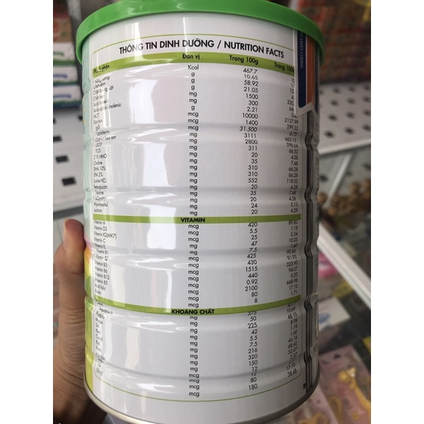 Sữa BiBo Goat Milk Kid lon 400g/900g sữa dê