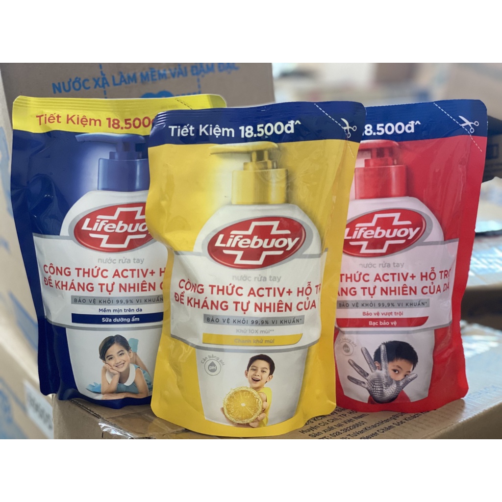 TÚI NƯỚC RỬA TAY DIỆT KHUẨN LIFEBOUY 450g