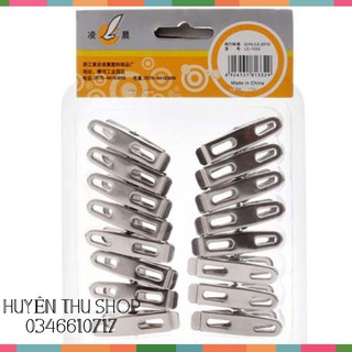 Set 16 kẹp inox cao cấp hàng loại 1