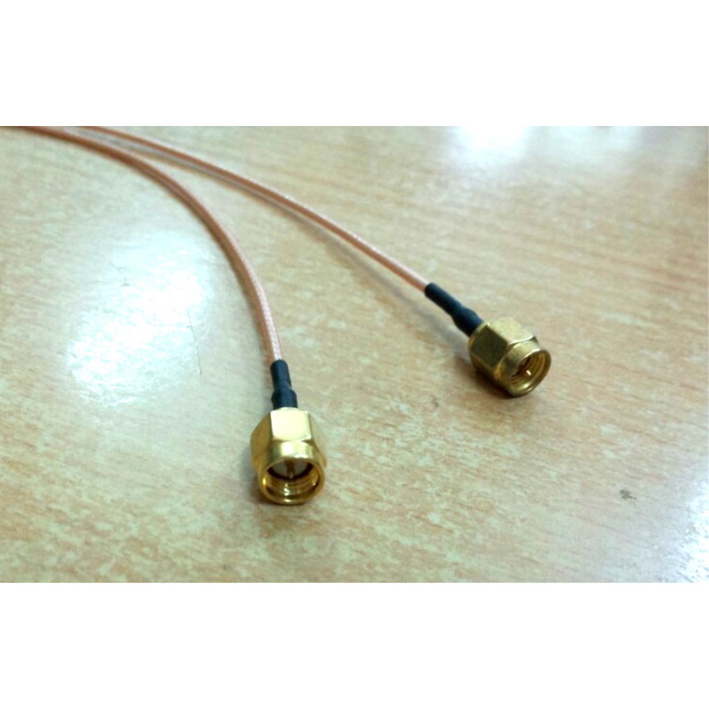 Dây chia tín hiệu Anten đầu SMA cái lỗ 1 ra 2 đường SMA TS9 cho cục phát Wifi sim 3G 4G