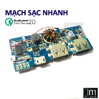Mạch Sạc Nhanh QC3.0 Chạy Chip Qualcomm