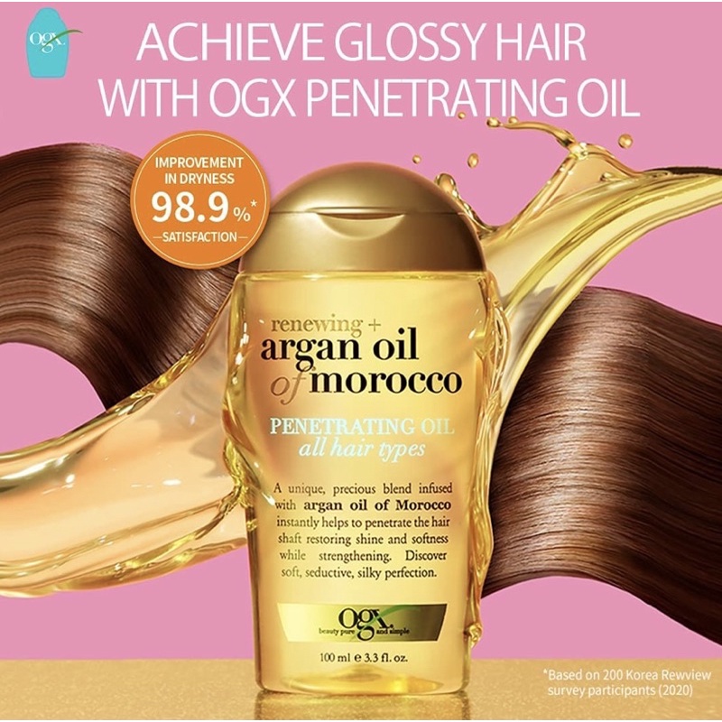 TINH DẦU DƯỠNG TÓC OGX ARGAN OIL OF MOROCCO 100ML