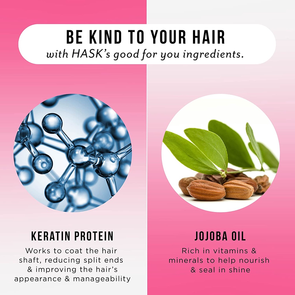XỊT DƯỠNG TÓC HASK Keratin Protein 5-in-1 Leave-In Conditioner 175ml