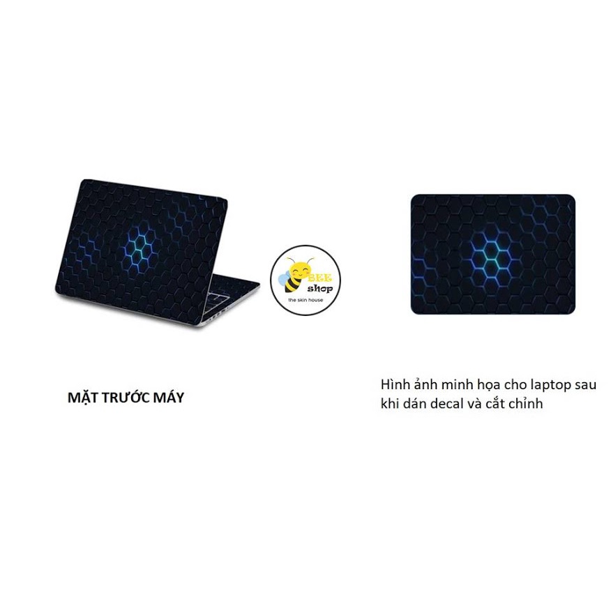 Decal dán laptop BEE SKIN mẫu Cute Girl 4 cho Macbook/HP/ Acer/ Dell /ASUS/Lenovo/Toshiba