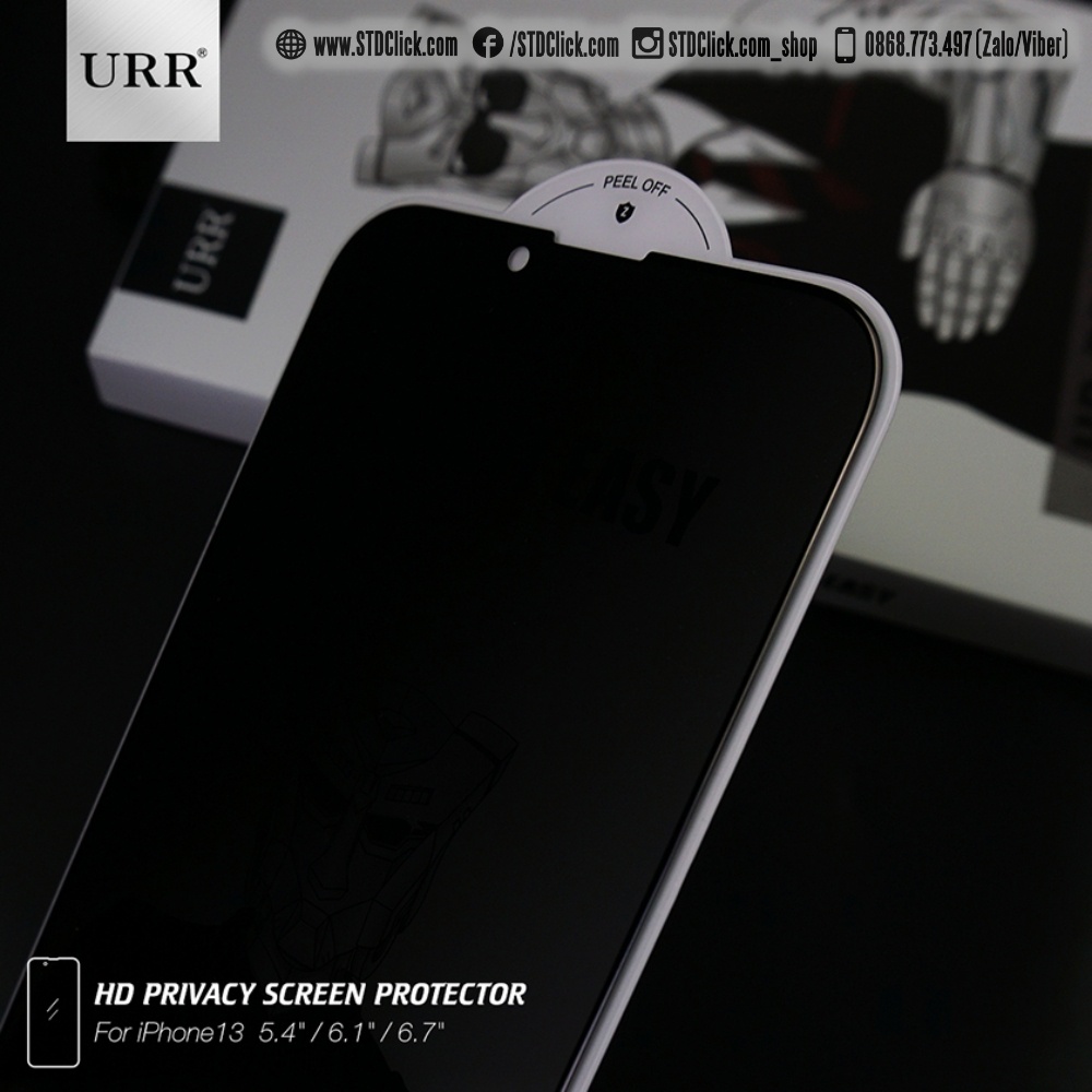 KÍNH CƯỜNG LỰC IPHONE 13 PRO MAX - 13 PRO - 13 URR AUTOBOT CHỐNG NHÌN TRỘM CHÍNH HÃNG