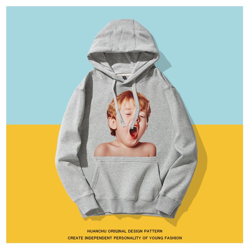 Áo hoodie goyangi yawn oversize phong cách hàn quốc