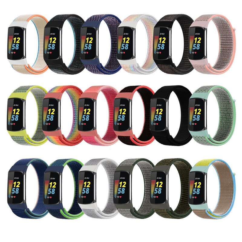 Dây Đeo Thay Thế Chất Liệu Nylon Cho Fitbit Charge 5