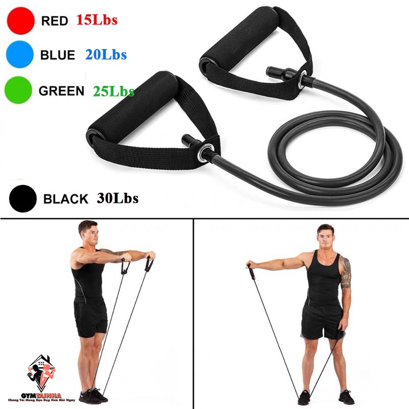 Dây Ngũ Sắc Tập Toàn Thân Tiện Lợi - Dụng Cụ Tập Gym [Từng Dây Đơn]