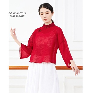 OD - Áo cổ tàu Áo Trung hoa Áo lưới Áo biểu diễn Áo thiết kế <A36> Đồ Múa Lotus