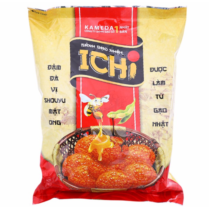 Bánh gạo Ichi Nhật vị shouyu mật ong 180g | BigBuy360 - bigbuy360.vn