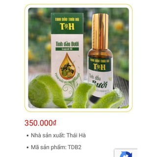 Tinh dầu bưởi Thái Hà