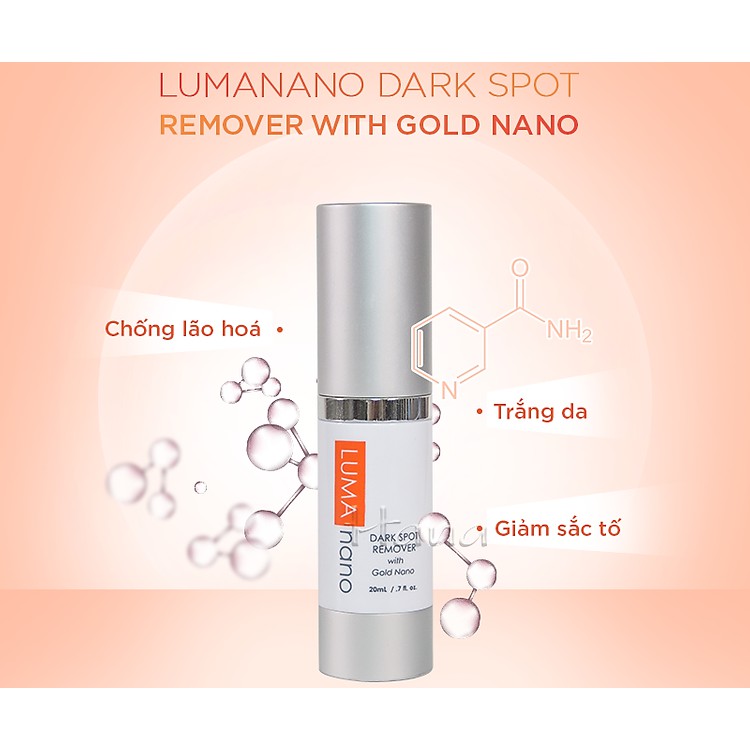 Serum giảm nám da Luma Nano Dark Spot Remover with Gold Nano - 20ml