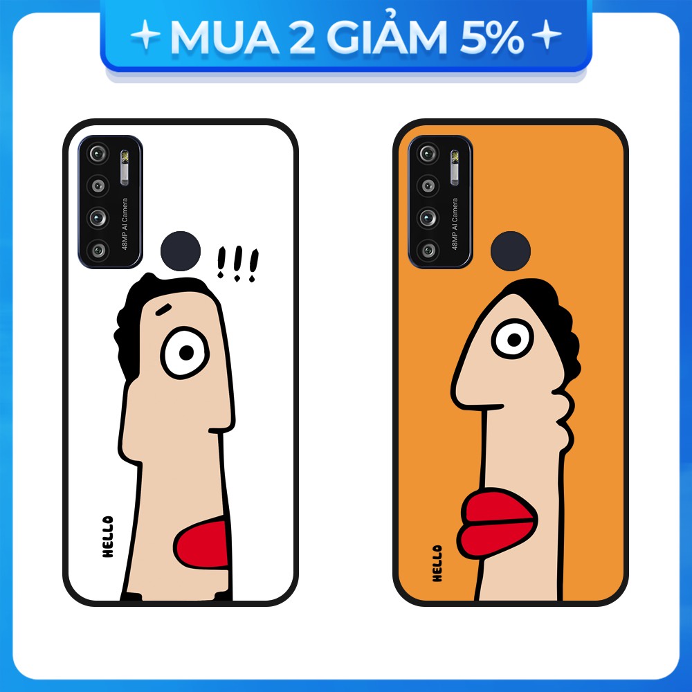 Ốp lưng Vsmart Joy 3/Joy 4/Active 3/Bee 3/Live/...dẻo đen hình Hello