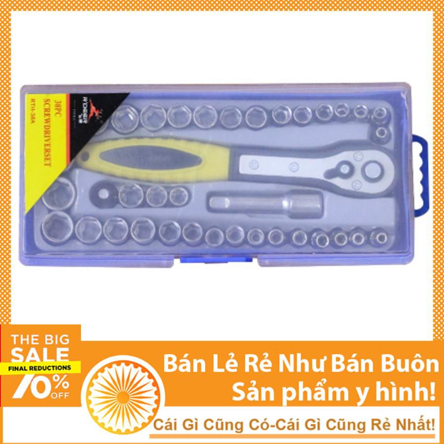 Bộ Khẩu Lục Giác R'DEER RTH-38A 38 Chi Tiết