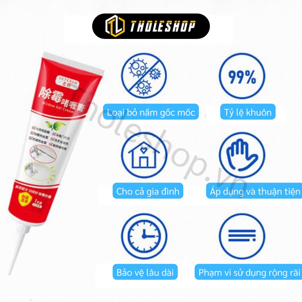 Gel Tẩy Nấm Mốc Đa Năng - Gel Tẩy Mốc, Diệt Khuẩn Chân Tường, Gioăng Tủ Lạnh, Máy Giặt 10257