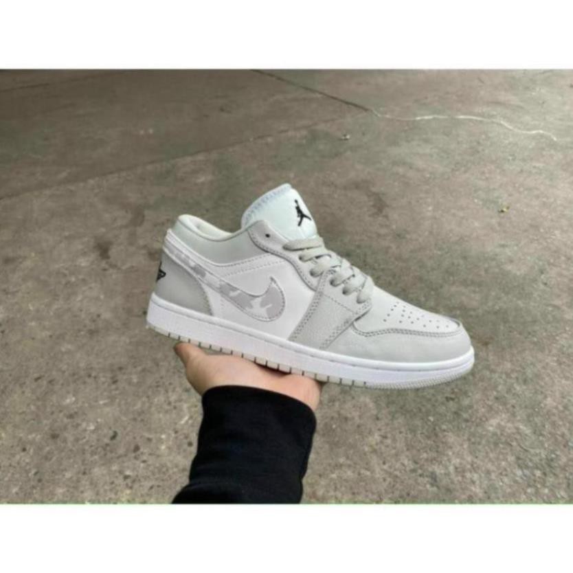 Giày thể thao Air Jordan 1 Low White Camo cổ thấp ảnh thật 100% | BigBuy360 - bigbuy360.vn
